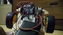 아두이노 자율 주행차(적외선 충돌감지센서) Arduino Self-Driving Car with IR obstacle sensor