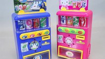 로보카폴리 자판기 뽀로로 타요 카봇 또봇 장난감 Робокар Поли Игрушки Robocar Poli Drinks Vending Machines Toy