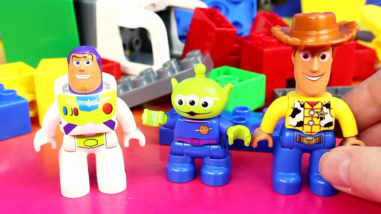 Lego Duplo Toy Story 3 Woody Buzz Lightyear Sheriff Save Disney Pixar Cars Lightning McQueen