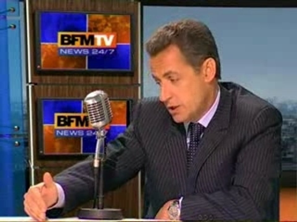 RMC: Bourdin 2007 N.Sarkozy 19.04.07 1/4