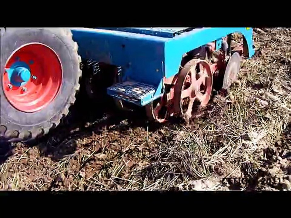 Semis direct de féverole au semoir monograine