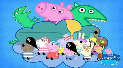 Peppa Pig Episode 3x6 Danny's Pirate Party, Mr Potato Comes to Town, The Train Ride