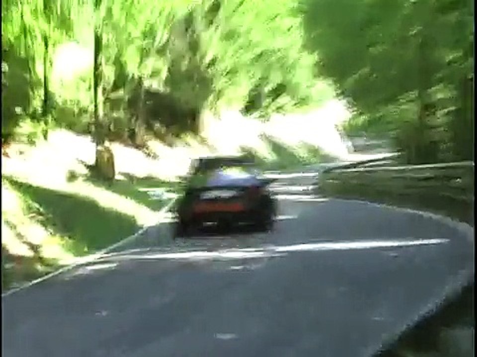 Hillclimb Bergrennen Lancia Delta Wildy Motorsport Les Rangiers 2008 before crash