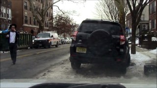 Brooklyn: Two friendly Jewish guys help push my car free from the ice & snow