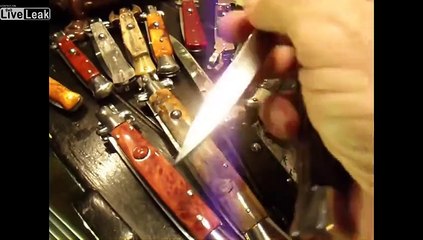REVIEW  11  Figli di Sicilia Stiletto Switchblade Knives