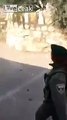 6 yrs old arab kid pokes IDF Woman soldier's ass