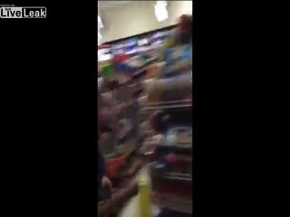 Wild Gas Station Employees Get Rocked With Their Own Bats After Trying To Swing On Dude For Stealing