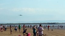 Vulcan Bomber stuns beach-goers with a low fly by