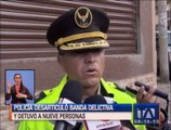 Policía desarticula organización delictiva en Cuenca