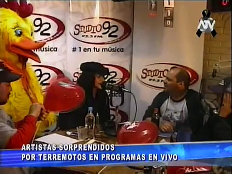 YOLA POLASTRI SORPRENDIDA POR TERREMOTO