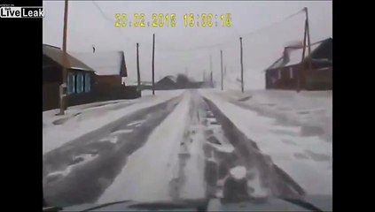 DRIVER ALMOST GOT KILLED BY TRUCK