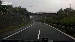 Accident on high speed