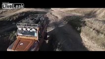 Land Rover OffRoad 4x4 Aerial video