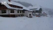 snowy roads in the black forest