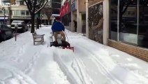 Md. Man Plows Snow on Motorized Toilet