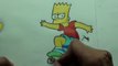 Como Dibujar a Bart Simpson / How to draw Bart The Simpsons ░ ANIMADOS