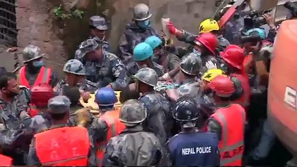 Nepal Earthquake Teenager rescued after 120hrs under rubble