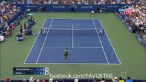 Rafael Nadal vs Diego Schwartzman AMAZING POINT US OPEN 2015