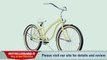 Firmstrong Bella Fashionista Single Speed Beach Cruiser Bicycle 26Inch Vanilla