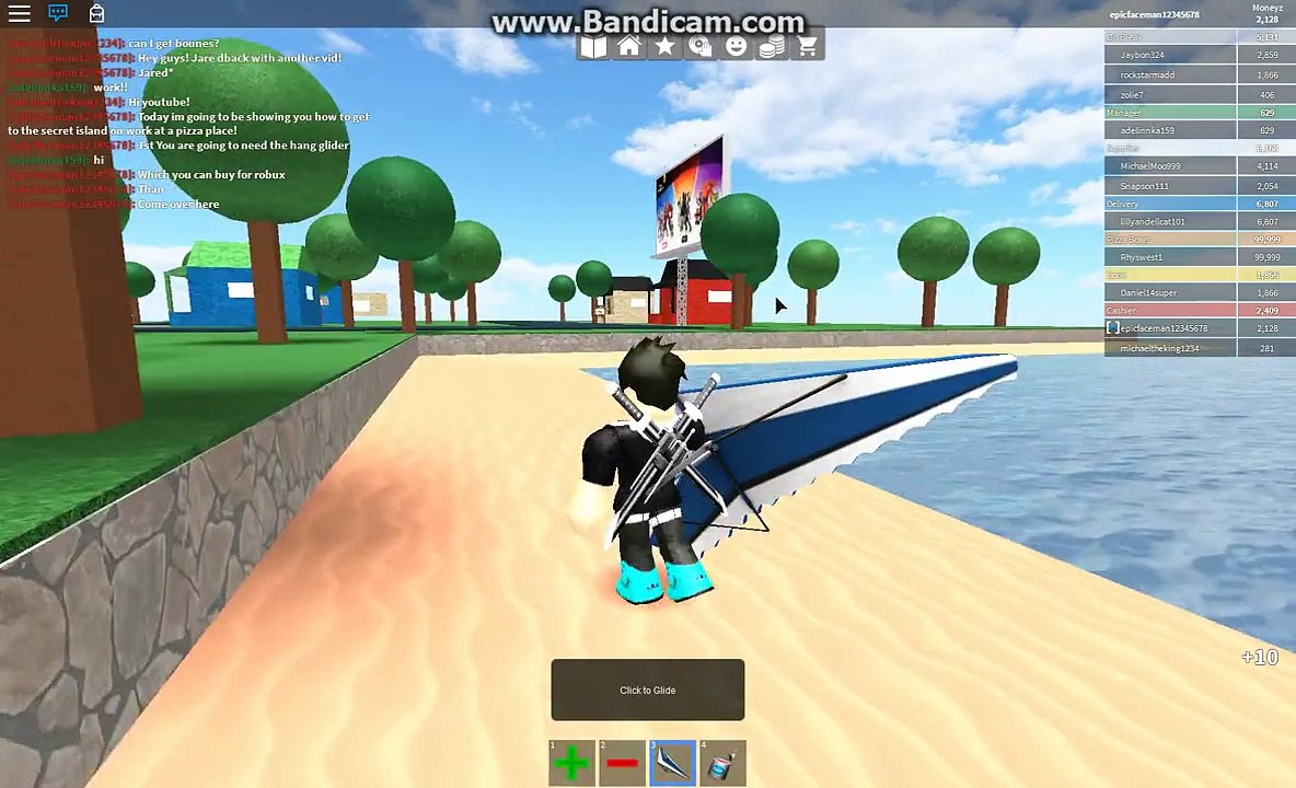 Roblox Work At A Pizza Place Hang Glider