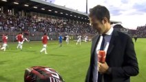 Mario Balotelli Interview after First Half - Mantova v AC Milan 2015
