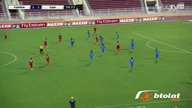 مشاهدة اهداف مباراة سوريا وسنغافورة بتاريخ 03-09-2015 تصفيات كأس العالم وكأس اسيا
