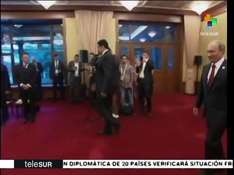 Vladimir Putin y Nicolás Maduro se reúnen en Beijing