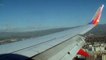 Southwest Airlines B737 landing in San Jose (SJC)