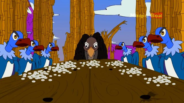 Blind Vulture Hitopadesha Tales In Hindi Animation Cartoon Stories For Kids