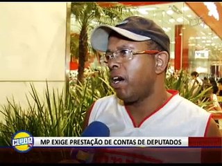 MP EXIGE PRESTAÇÃO DE CONTAS DE DEPUTADOS