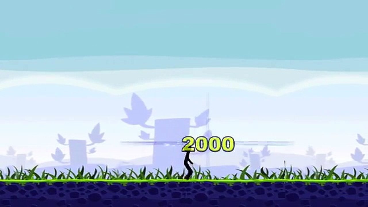 Angry Stickman(stickman meets angry birds)funny!!