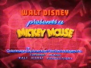 Mickey Mouse 1930 The Barnyard Concert