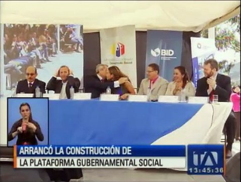 Inicia construcción de plataforma gubernamental en el sur de Quito