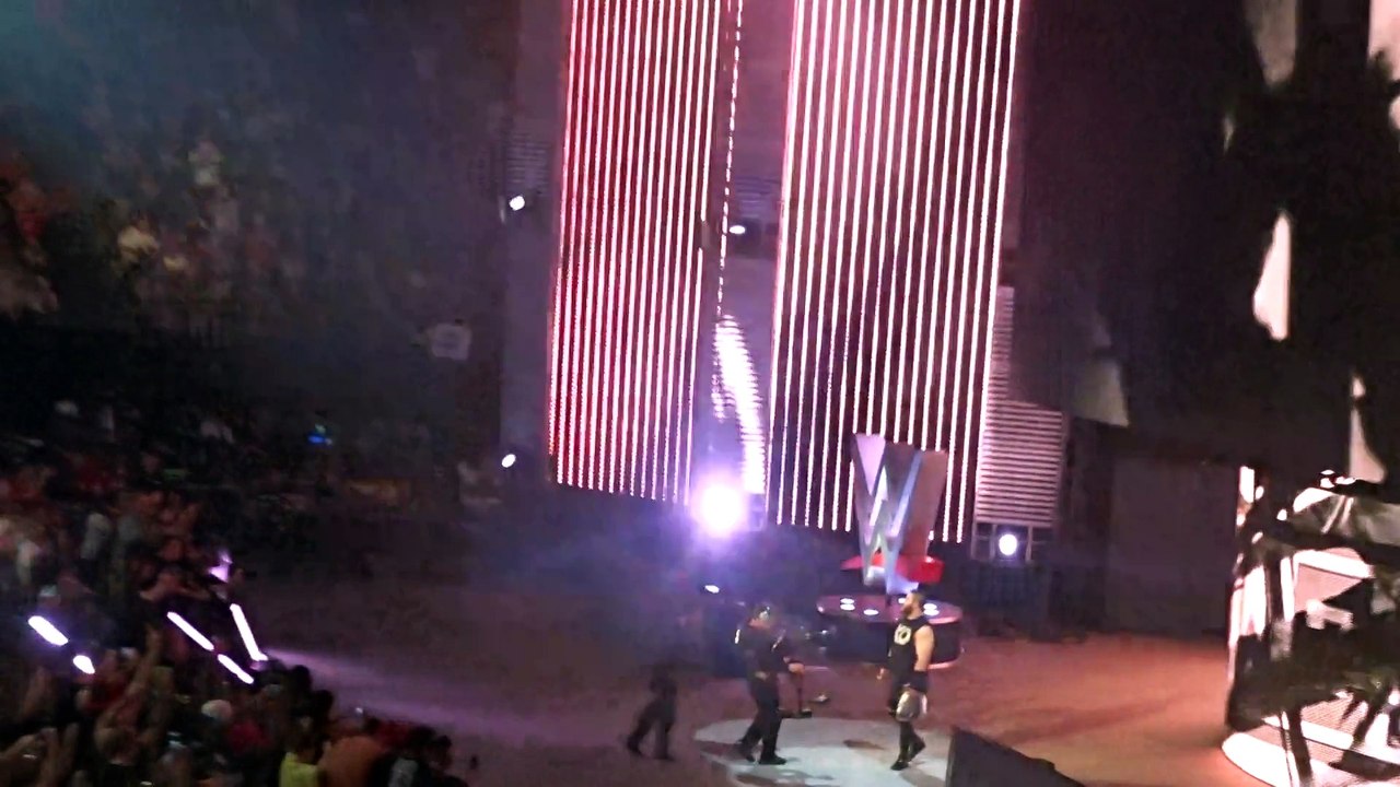 WWE SummerSlam Live Entrance Kevin Owens Barclay Center NYC