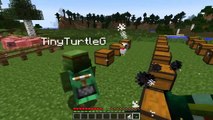 Minecraft Mod Showcase : MOB GUNS - SHOOT CREEPERS AT YOUR FRIENDS! littlelizardgaming