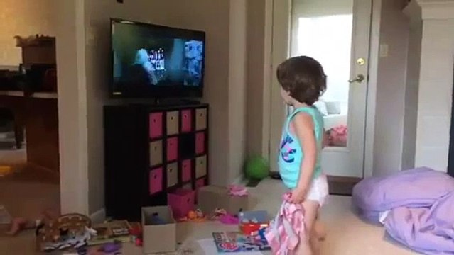 Two Babies Dancing with Maddie Ziegler on TV