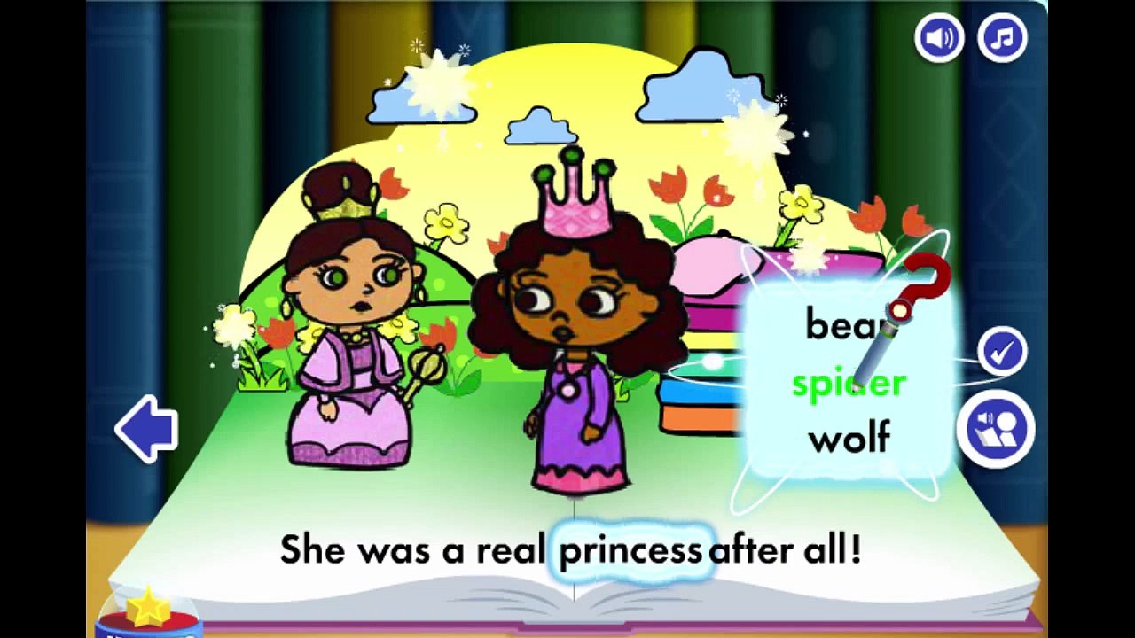 Super Why Story Book Creator Princess and the Pea Cartoon Animation PBS Kids Game Play Wal