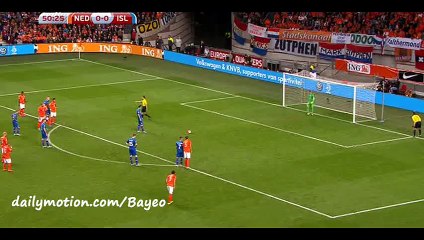Penalty Goal Gylfi Sigurdsson - Netherlands 0-1 Iceland - 03-09-2015