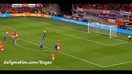 Penalty Goal Gylfi Sigurdsson - Netherlands 0-1 Iceland - 03-09-2015