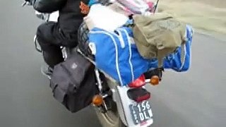 Legendary Moto Guzzi V7 arrives in Ushuaia