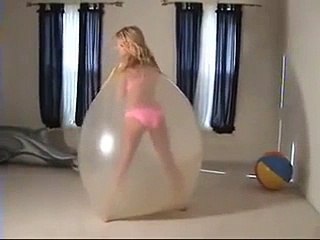 Ever Seen A Girl Get Stuck In A Balloon?