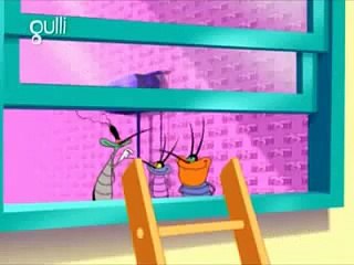 Oggy and the Cockroaches   S01E13   Occupied flv