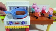 Play Doh Peppa Pig Huge Thanksgiving Holiday Dinner Play Dough Meal Makin Kitchen Playset!