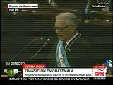 Discurso de Alejandro Maldonado, nuevo presidente de Guatemala
