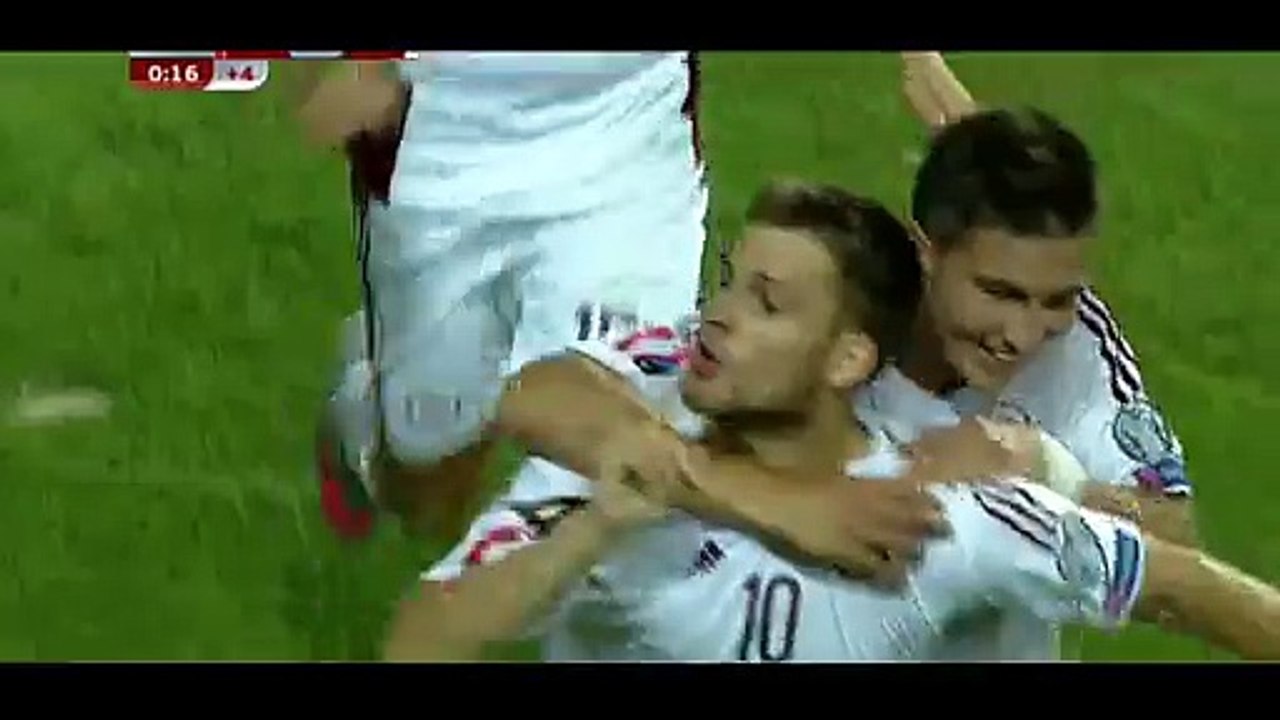 Goal Sabala - Turkey 1-1 Latvia - 03-09-2015 Euro - Qualification