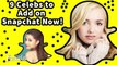 Peyton List, Bella Thorne and More Celebs On Snapchat!
