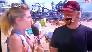 Aussie TV Host Calls Out Dude on Live TV