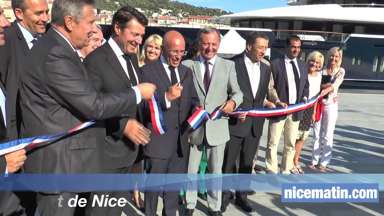 Inauguration du parking Lympia au port de Nice