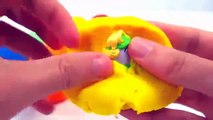 LEARN COLORS for Children Play Doh Surprise Eggs Peppa Pig Batman Cars HULK Toys Playdough 4 Kids