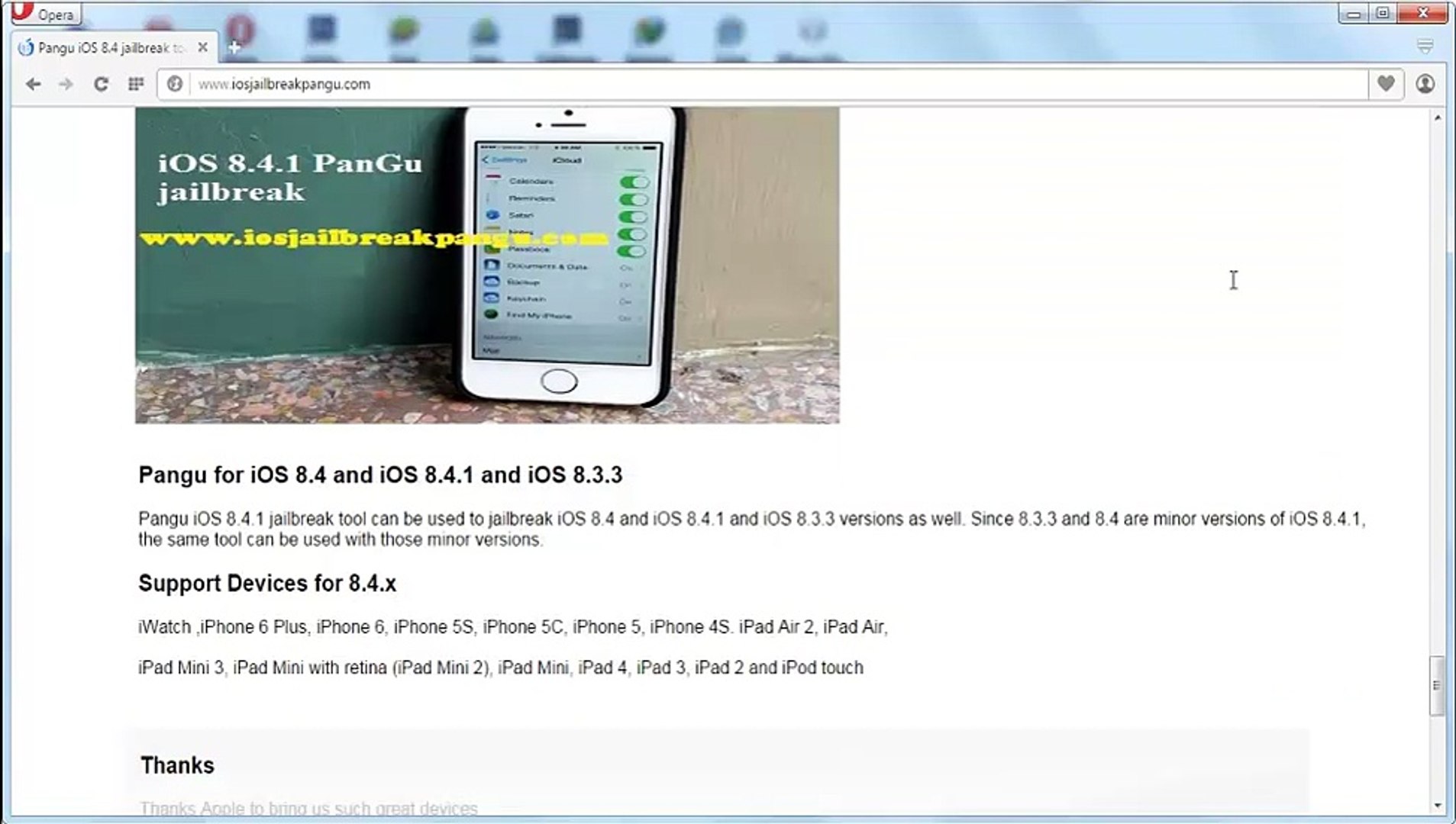 Untethered Jailbreak iOS 8.4.1, iOS 8 Using PP Jailbreak for iPhone, iPad &  iPod Touch - Tutorial - video Dailymotion